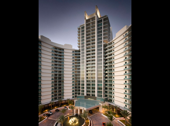Exterior of the One Bal Harbour tower